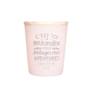 Bougie - C’est toi que je préfère pour partager mes aventures