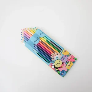 12 Lápices de colores de doble punta – ¡El doble de color para el triple de diversión!