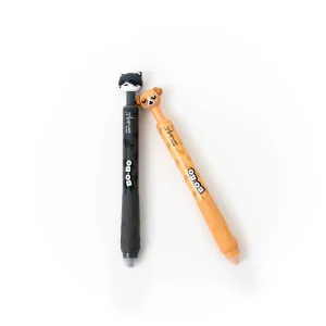 Set de 2 bolis borrables Bo-Bo Click! - Gato y Perro