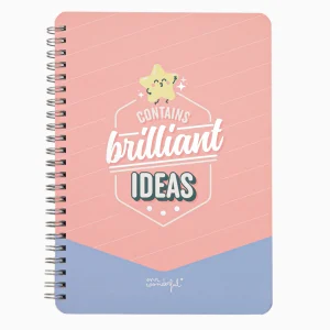 A5 notebook - Contains brilliant ideas