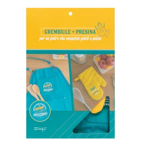 Set di grembiule + presina - Sono un padre fenomenale e in cucina sono eccezionale