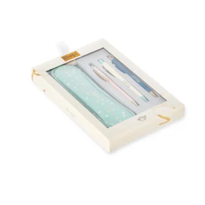 Set de escritura - Estampado topos