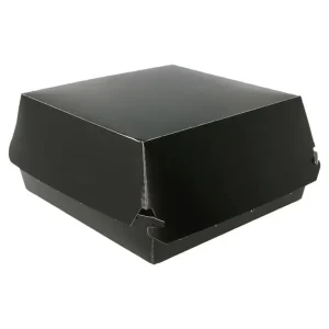 Boite hamburger Noire / 50