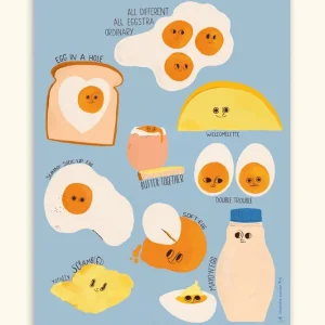 Affiche ‘Egg Therapy’ 30x40cm | CHARLOTTE JANVIER