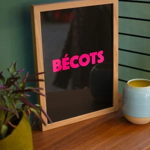 Affiche ‘Bécots’ A4 | CARTE KENCRE X MOUFLETTE