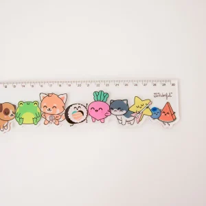 Regla de 30cm -  Personajes Mr. Wonderful