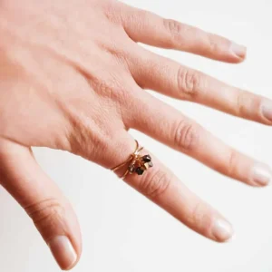 Bague ‘Houppette’ Dark | GEMMINI