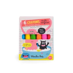 6 crayons multisurfaces ‘Les Schmouks’ | MOULIN ROTY