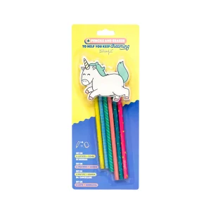 6 pencils and eraser to help you keep dreaming - Unicorn