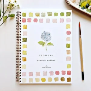 Cahier d’aquarelle ‘Flowers’ | EMILY LEX STUDIO