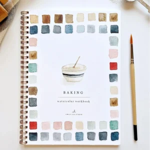 Cahier d’aquarelle ‘Baking’ | EMILY LEX STUDIO