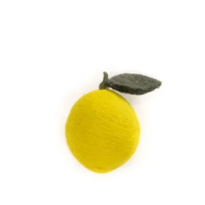 Citron en laine feutrée | MUSKHANE
