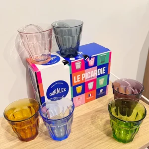 Coffret Verres 25cL Picardie 6 couleurs | DURALEX
