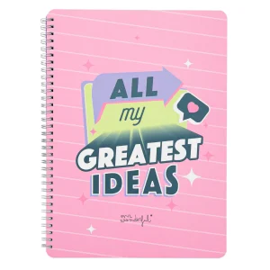 A4 notebook - All my greatest ideas