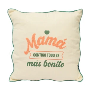 Cojín - Mamá, contigo todo es más bonito