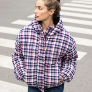 Doudoune ‘Aditi’ Khadi Rose | APACHES COLLECTIONS