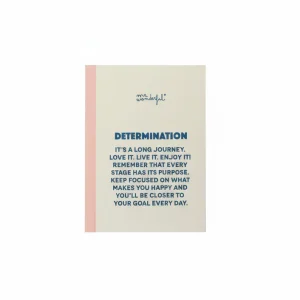 Set de 3 libretas A6 - Determination