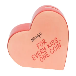 Hucha corazón - For every kiss, one coin