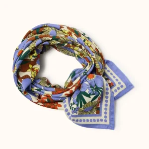 Foulard ‘Latika’ Bouquet Iris | APACHES COLLECTIONS