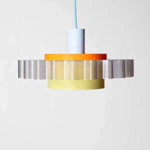 Lampe ‘Gigi’ n°3 Câble Bleu ciel | WARREN & LAETITIA