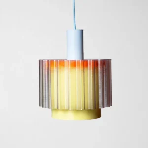 Lampe ‘Gigi’ n°4 Câble Bleu ciel | WARREN & LAETITIA