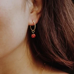 Mini créole à l’unité Coccinelle | NACH BIJOUX
