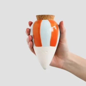 Olla Rayé Orange et Bleu | PEPIN