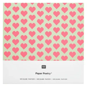 Papier origami ‘Pixels’ 50 feuilles 15x15cm | RICO DESIGN