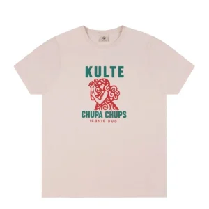 T-Shirt ‘Iconic Chupa’ Off White | KULTE X CHUPA CHUPS