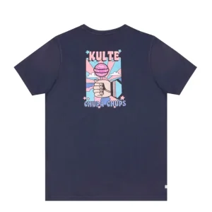T-Shirt ‘Pop Chupa’ Navy | KULTE X CHUPA CHUPS