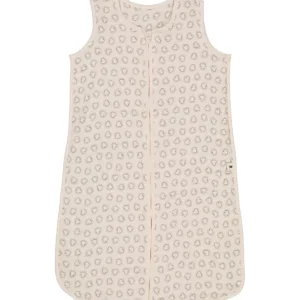 Turbulette légère d’été ‘Adèle’ imprimé Dotted heart Greige | ROSE IN APRIL